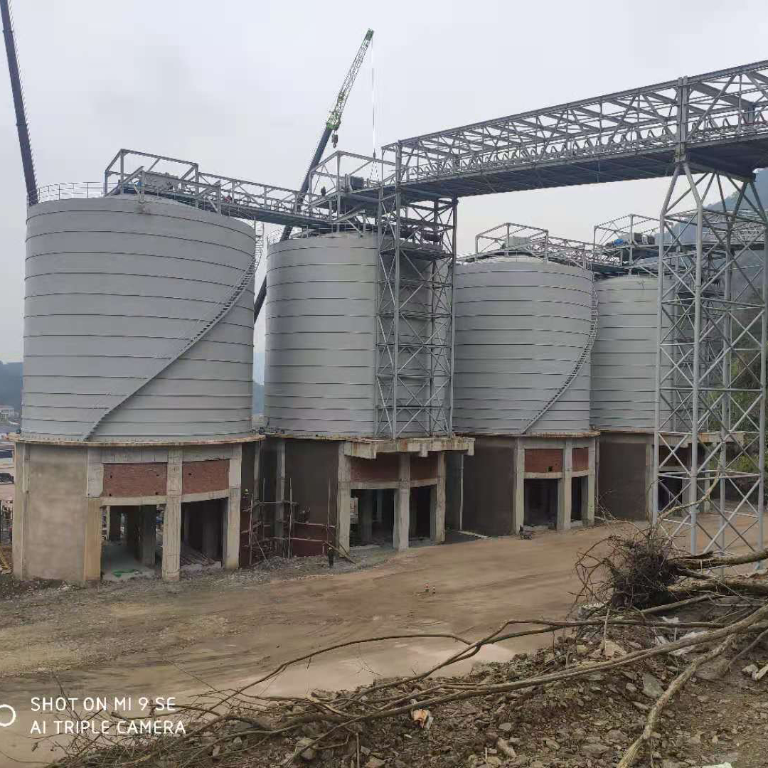 柳州3000吨骨料钢板库